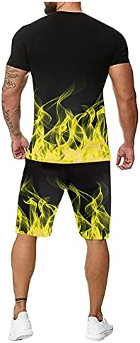 XXBR muški sportski setovi, ljeto 3D inkjet fitnes majice i kratke hlače 2 komada set trenerke za muške duksere za majice za tatu