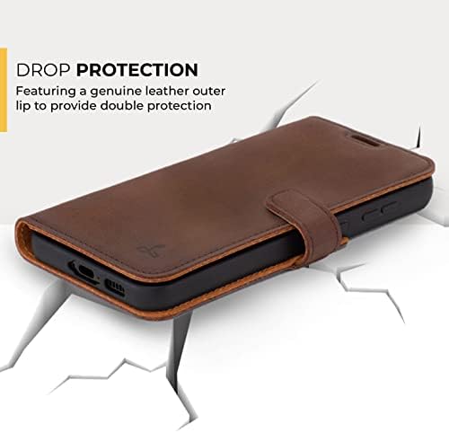 Snakehive Samsung Galaxy S23 Plus kožna torbica | torbica za telefon od prave kože sa držačem za kartice | Flip Folio futrola/poklopac