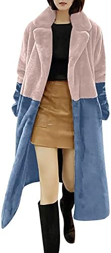 Comfy Parkas ženski zimski tunički topliji kaput moderno nejasno revel full bavež kućna odjeća u boji blok parka
