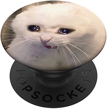 Sad Crying Cat Popsockets Popgrip: Zamotavanje hvataljka za telefone i tablete