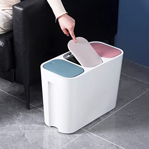 Skimt smeće može kupatilo kućno posudu s poklopcem za vlažnu i suhu odvajanje