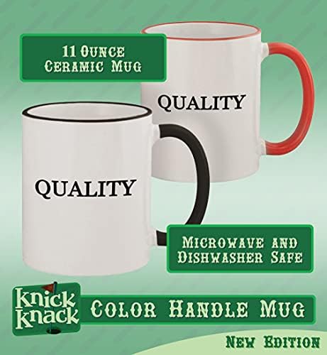 Knick Knack Gifts Lag Kills-11oz ručka u boji i šolja za kafu, Crna