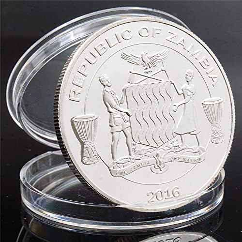 Afrički Zambija Komemorativni novčići Bison Silver Coins Divlje životinje Zlatne i srebrne kovanice Afričke stoke Komemorativne kovanice devizne kovanice