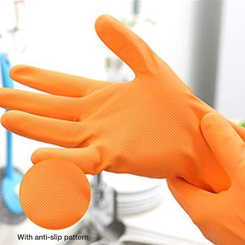 Alimat plus 3 pakovanje rukavica za čišćenje za višekratnu upotrebu, gumene rukavice za pranje posuđa za čišćenje, vodootporne kućne rukavice za pranje rublja, vrtlarstvo