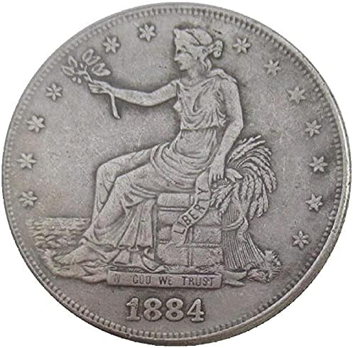 1 USD u 1884. srebrnoj kovanici u srebru 1884