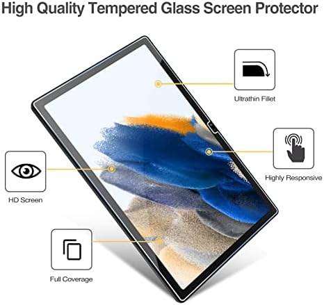 Procesor za Galaxy Tab A8 10.5 Kućište za slučaj sa 2 paketa Galaxy Tab A8 10,5 2022 Zaštitnik ekrana
