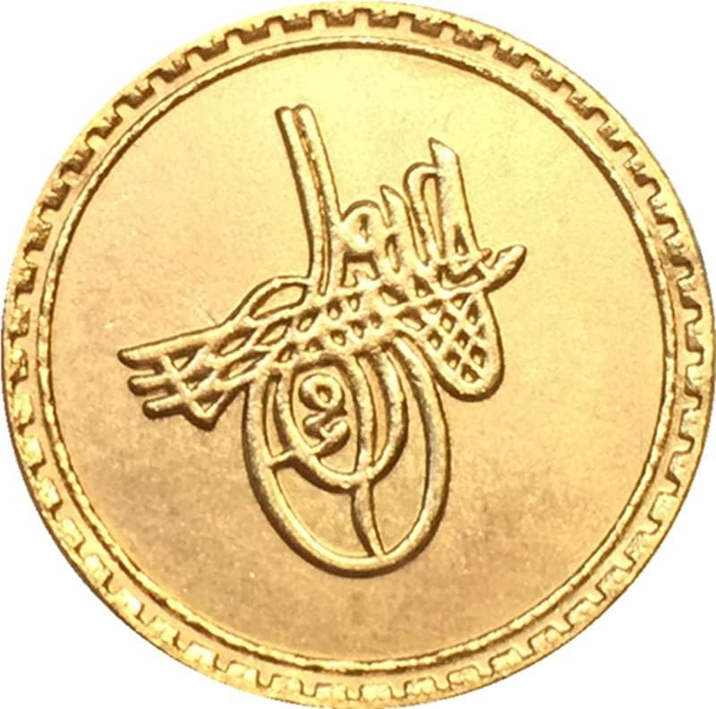 Čisti kovanice za hlače od zlata u srebrnoj dolar 0603 COING 1703 COING