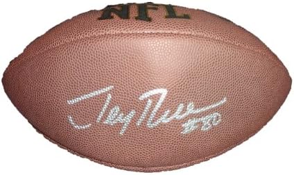 JERRY RICE AUTOGREGED WILSON NFL Fudbal W / Dook, Slika Jerry potpisao za nas, San Francisco 49ers, Oakland Raiders, Hala slavnih