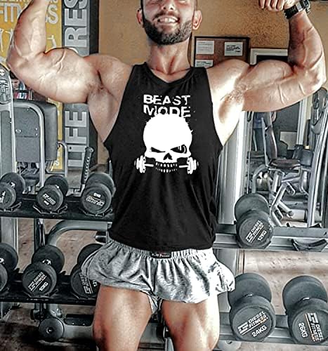 KINGJOZE muške Uzice Bodybuilding Tank Tops fitnes mišića trening rukav majice prsluk