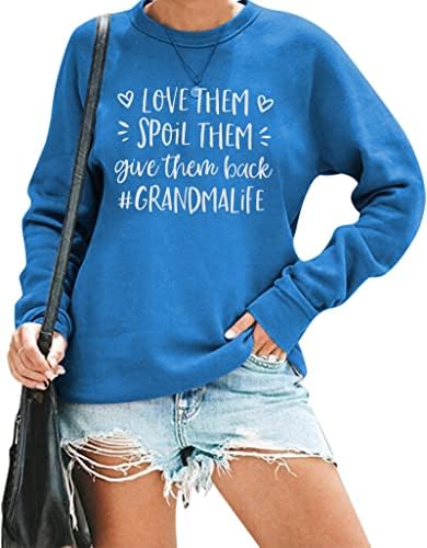 Jedinstvena baka vijek trajanja za žene GRANDMA košulja pokloni za baku dugih rukava casual pulover