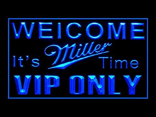 Dobrodošli na miller Time VIP samo HUB bar oglašavanje LED svjetlosni znak P954b
