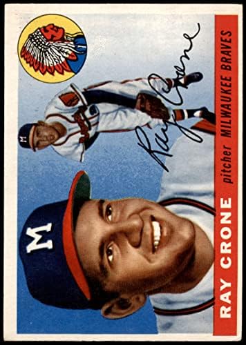 1955 FAPPS # 149 Ray Crone Milwaukee Braves ex Hrabre