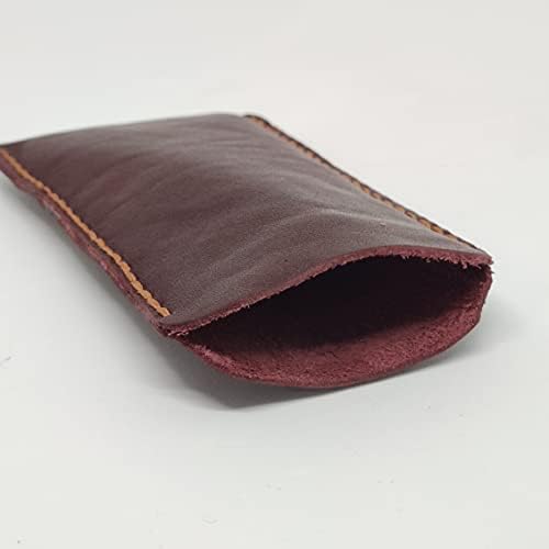 Holsterična kožna torbica za torbicu za Blu Studio G4, ručno izrađena kožna futrola za pravu kožu, Custom Custom kožna torbica, vertikalna mekana kožna futrola, smeđa futrola