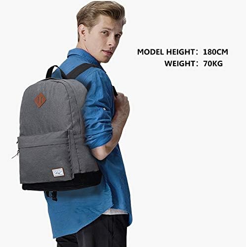 Kasqo školski ruksak, klasična lagana lagana torba za laptop za muškarce za muškarce žene tinejdžeri djevojke dječačke fakultete