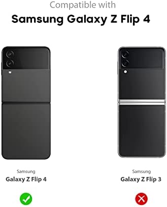 Jeluse [2x2 Pack] dizajniran za Samsung Galaxy Z Flip 4 zaštitnik sočiva kamere, 9h kaljeno staklo zaštitni poklopac ekrana [set za