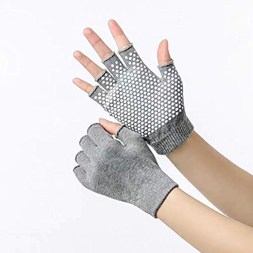 YL TRD V 2 pakovanja neklizajućih rukavica za jogu bez prstiju rukavice za vježbanje rukavice za vježbanje