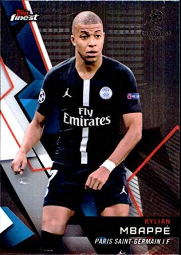 2018-19 Finest UEFA Liga prvaka br. 50 Kylian Mbappe Paris Saint-Germain Soccer Trading Card