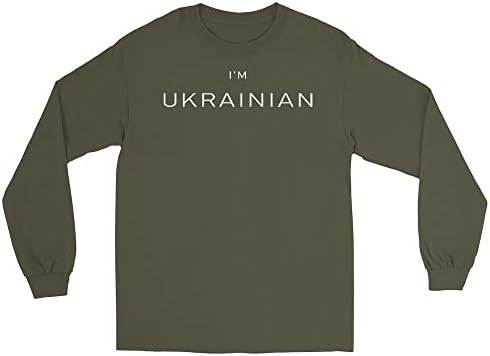 Predsednik Banisiworld Volodymyr Zelensky - natpis Ja sam ukrajinska majica dugih rukava