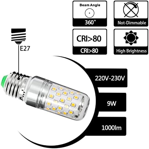 AGIPS širokonaponska svjetla 3kom / Lot LED kukuruzne sijalice E26 12w AC110-250V lampa 80W sa žarnom niti ekvivalentno 1000lm Toplo
