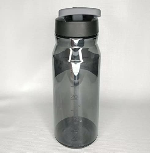 Smanjivanje boce za vodu - hidratantna boca za vodu, 36oz - higijenski flip gornji poklopac, integrirana ručka slame i nosača - propuštanja, prilog za prštr - okrenite, gutljaj i idite - ovjerite sivu, tritan plastiku