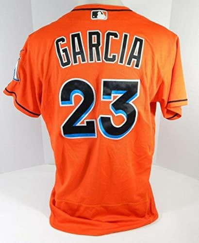 Miami Marlins Garcia # 23 Igra Polovni narančasni dres DP13643 - Igra Polovni MLB dresovi