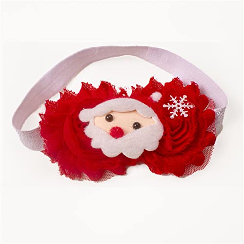 Vereinen luk traka za glavu za djevojčice mališani beba Dječaci Djevojčice Božić Santa Bowknot Hairband pokrivala za glavu Božić B