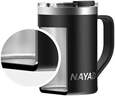 Nayad Metro nehrđajući čelik vakuum izolirana termos krigla za kavu, putni boca za vodu sa poklopcem za ledenu hladnu / tople napitke