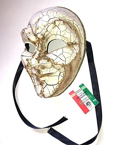 Venecijanski joker Mardi Gras maska ​​maskira maske maske izrađene u Italiji