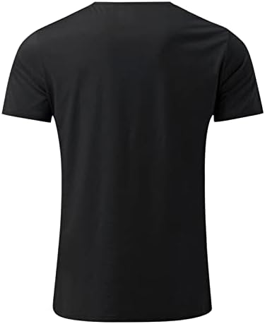Dnevne majice XXBR za muške, ljetno pismo kratkih rukava Ispis Slim Fit vrhovi osnovne majice Crewneck za tatu