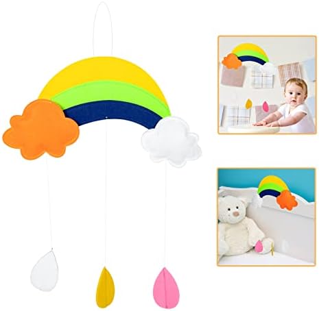 Abaodam dečija soba dekor uradi sam Ornament oblak kišna kap viseća oblak kišna kap privjesak igračka filc oblak kišne kapi rainfall