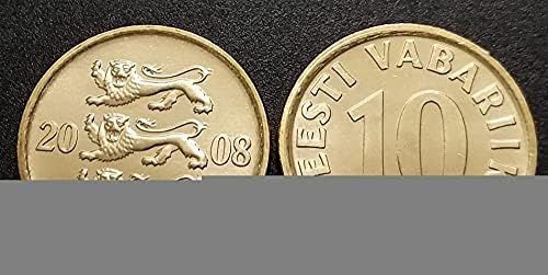 [Europa] Estonija 10 bodova Coin 17 2mm Kongovačka kolekcija coinscoin kolekcija