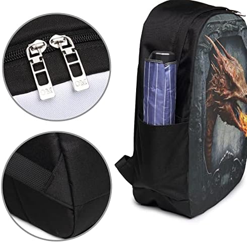 DRAGON LAPTOP ruksak za muškarce tanak izdržljiv dnevni pasak s USB portom Putovanje Putovanje Ležerne prilikom 17-inčne prijenosnog