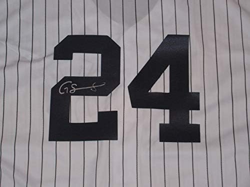 Gary Sanchez autografirala New York Yankees Pinstripe dres W / Dook, Slika Austin potpisao za nas, New York Yankees, 2017 Futures