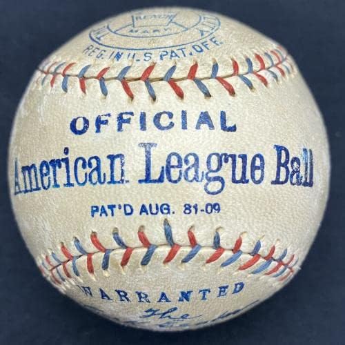 TY COBB Single potpisana službena američka liga dosegla bejzbol PSA / DNK Loa Hof - autogramirani bejzbol