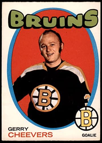 1971. O-pee-chee 54 Gerry Cheevers Boston Bruins Ex / MT Bruins
