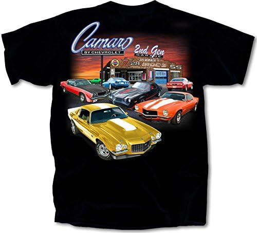 Joe puhaj T's 1970-1981 Chevy Camaro 2ND Gen Garage Majica Pamuk Preshrunk