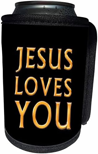 3Droza Isus voli vas nevjerojatan kršćanski tekst žute boje. - Može li se hladnije flash omotati