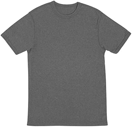 Jawshee Crewneck Plain majica, pamučna obična majica, meka i prozračna, običan stan za muškarce
