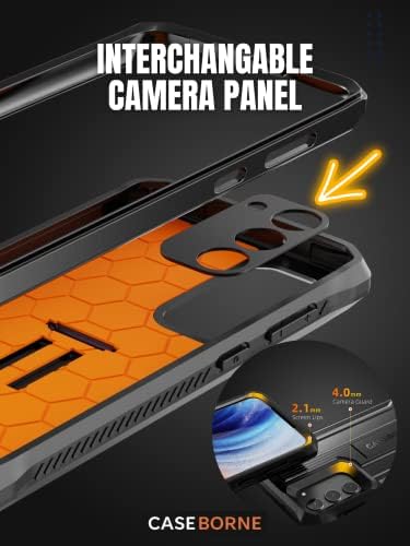 CaseBorne v Dizajniran za Samsung Galaxy S23 + Plus 5G futrola, [Ultimate zaštita Tech] Multi-sloj cijelog tijela Proizvođač CASSET