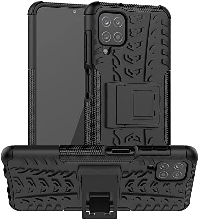 Lonao Telefonska futrola Zaštitna futrola Kompatibilna sa Samsung Galaxy A12 5G, TPU + PC Bravnički hibridni vojnički robusni slučaj,