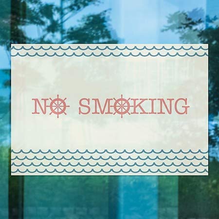 CGsignLab | Ne pušenje -Nautalni val Cling Cling | 18 x12
