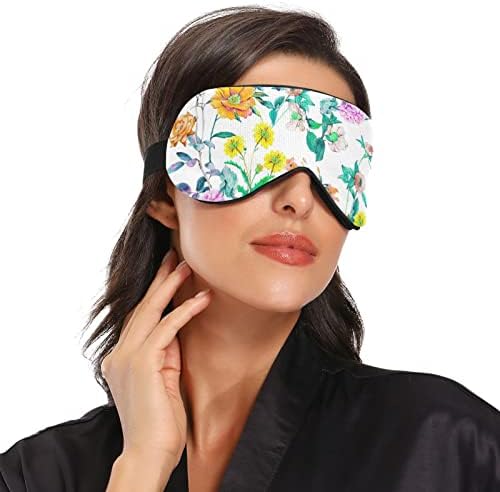 Šarene maske za spavanje divljih kopija, hladno osjećati poklopac za spavanje očiju za ljetni odmor, elastično oblikovanje za žene