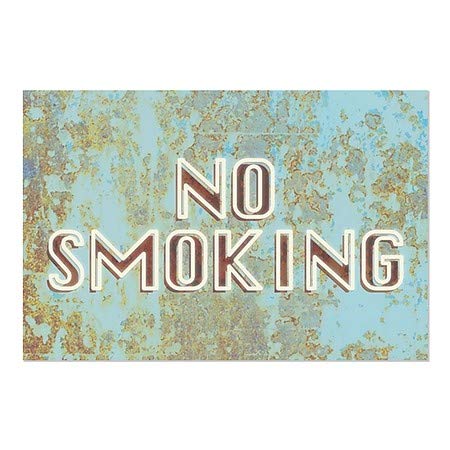 CGsignLab | Ne pušenje - uzgoj plave boje Cling Cling | 30 x20