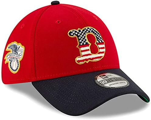 New Era Detroit Tigers 2019 Stars & Stripes 4th of July 3930 39THIRTY Flexfit Cap Hat-S / M Navy