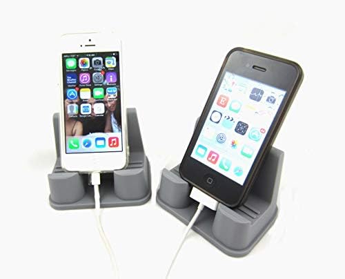 TelefonProp - Universal Fit Soft Fleksibilan štand pametnog telefona - izdržljiv FDA silikon visoke klase - boja siva boja
