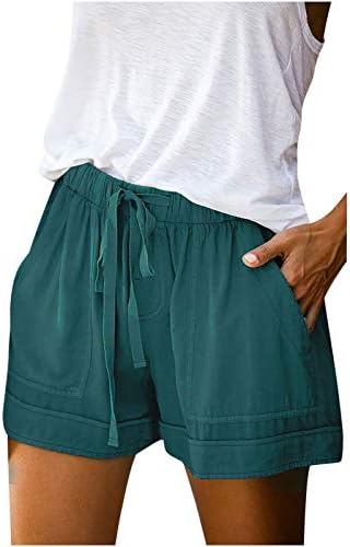 Ležerna odjeća za teretanu Elastični struk džep Atletic Ljetne kratke hlače Ženske kratke hlače Ležerne prilike plus veličine Comfy vuneno