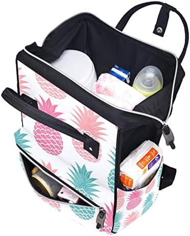 Guerotkr putni ruksak, vrećice za pelene, ruksak pelena, šareni uzorak ploča od ananasa