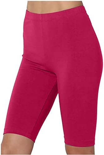 Bikerske kratke hlače za žene Duljina koljena Modna joga vježba vježbe Capri hlače visoki struk Boyshorts Ležerne prilike