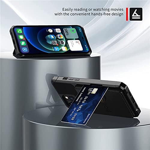 AHGDDA futrola za iPhone 14/14 Plus / 14 Pro/14 Pro Max, Shockproof novčanik tanka kožna futrola sa držačem kreditne kartice preklopni zaštitni poklopac za magnetno zatvaranje telefona