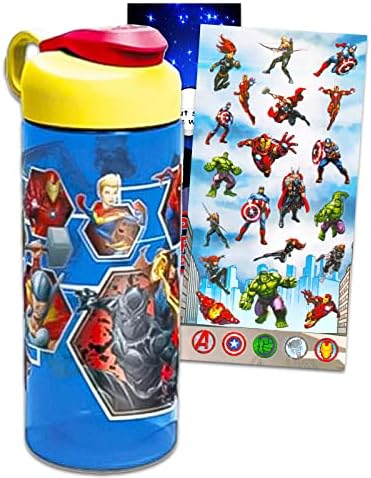 Marvel Shop Boca plastične vode za dječake i djevojčice ~ 3pc snop sa MCU superheroima za višekratnu bocu za višekratnu upotrebu za